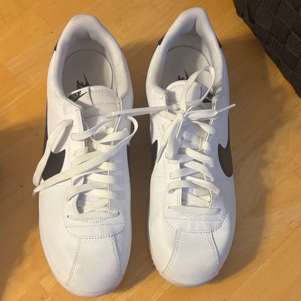 Nike Cortez Men's Classic White and Black Sneakers